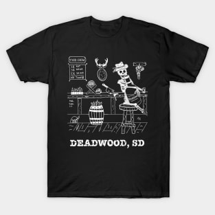 Deadwood Bar Skeleton T-Shirt